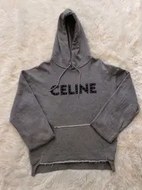 在飛比找Yahoo!奇摩拍賣優惠-賽琳celine 鉚釘logo 衛衣 xs碼