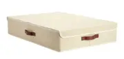 Pottery Barn Essential Canvas Foldable 30" Under Bed Storage Bin ~ Linen