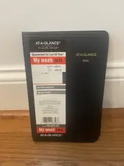 At-A-Glance 2025 70-075-05 Calendar Planner Weekly New Year Black