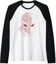 [Marvel] Spider-Man far from Home Tech Spider-Man Logo Raglan Baseball Tee