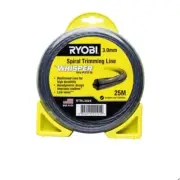 Ryobi 3.0mm 25m Whisper Series™ Spiral Trimming Line Whipper snipper Refill cord