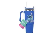 Paladone Disney Stitch Blue Insulated Travel Cup and Straw