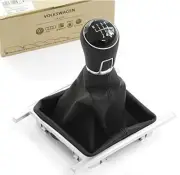 NEW GENUINE VOLKSWAGEN AMAROK TRANSMISSION SHIFTER GEAR KNOB WITH LEATHER BOOT