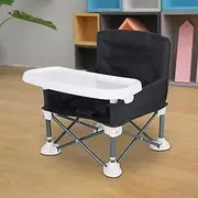 Portable Booster Seat Chair Floor Seat Indoor/Outdoor Compact Folding Ravel Booster Seat with Tray for Baby Dining Table Camping | Foldable, Portable, Tilt