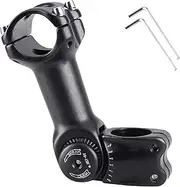 [Azarxis] 25.4mm 31.8mm Stem 70mm 80mm 90mm 110mm 120mm 130mm 17 35 45 60 Degree Adjustable Bike Stem Mountain Bike Stem Short Handlebar Stem for Bicycle, Road Bike, MTB, BMX, Cycling