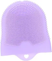 KAILIKETIY Silicone Face Wash Brush Deep Cleaning Exfoliator for Gentle Cleansing and Massage Silicone Face Scrubber for Smooth Skin Portable and Comfortable Design