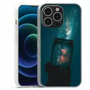 For Apple IPhone 13 Pro Max Mini TPU Case Cover+Glass(Bottled Milkyway)