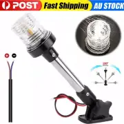 NEW Marine Boat Yacht LED Navigation Light Fold Down Anchor Stern Pole Lamp