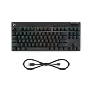 Logitech G Pro X TKL Rapid Keyboard - Black Wireless