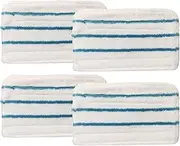 4 Packs Replacement Mop Pads Compatible with Black & Decker Steam Mop SM1600 SM1610 SMP20 Series HSMC1361SGP BDH1855SM, Microfiber Reusable Washable Mop Pads for Floor Cleaning