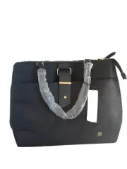 Wenger Ana Laptop Tote 16”, Black Nylon Style Computer Bag