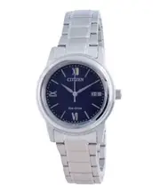 Citizen Classic Blue Dial Stainless Steel Eco-Drive FE1220-89L 100M Ladies Watch