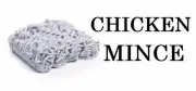 Chicken Mince, Label, Commercial, Food, B/W, Meat Takeaway, Asian, Indian