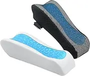 1 Piece Ergonomic Armrest Pad,Memory Foam Office Chair Arm Rest Pad,Gaming Chair Arm Rest Covers Pillow, Elbow Support Cushion for Computer, Wheelchair and Desk Chairs