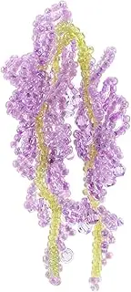 [DONFAMDS] Wisteria Flower DIY Hair Accessory Kit for Women Versatile Floral Charm for Hair Clips Earrings Fashionable Bead Embellishment with Sweet Tassel Accents for Bridal Accessories
