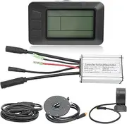 Electric Bike Motor Controller 15A Speed Controller 36V 48V with LCD7U Panel 1 to 2 Cable Fully Waterproof Kit