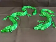 Flexi Leaf Dragon, 3D Printed