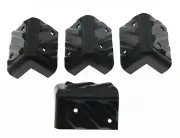 4x Large Guitar AMP Amplifier Protector Corner PA Speaker Cabinets Corners Black