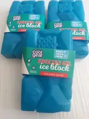 COOL GEAR Freezer Gel Ice Block ~ lot of 3 ~ Non-toxic