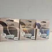 (12 Total) Gillette Venus Pubic Hair & Skin Razor Blade Refill Cartridges
