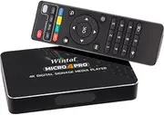 MICRO4PRO 4K Digital Signage/Media Player WiFi Ftp Watchdog IR Auto Resume USB Micro SD WiFi and Ethernet Network, Watchdog Hardware