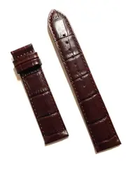 Original MIDO Baroncelli 20mm Brown Leather Watch Band Strap M8600 / M8608
