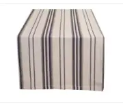 Glamburg 2 Pack Stripe Table Runners Farmhouse Style with Mitered corner