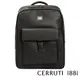 【CERRUTI 1881】限量2折 頂級義大利小牛皮後背包 CEZA05340M 全新專櫃展示品(黑色)