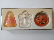 Vintage Spooky Hollow Floating Halloween Candles Pumpkin Ghost Candy Corn