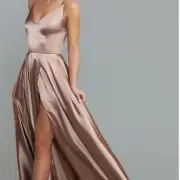 Sherri Hill mocha prom dress size 2