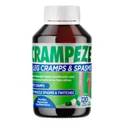 Crampeze Night Cramps for Leg Cramps & Spasms 120 Hard Capsules