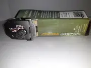 Men Canvas Belt Metal EAGLE FLAG RED OCTOBER TACTICAL SERIES OPERATOR Woven