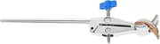 Garneck 4 Adjustable Cork Lined Iron Prong Laboratory Clamp for Securely Holding Various Flask Necks Sturdy Laboratory Equipment for Efficient Experimentation and Production