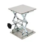 HFS(R)Plate 6x6"; Overall Height 10"; Lab Jack Scissor Stand Platform 8kg/7.6lbs