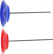 BRIGHTFUFU Multipurpose Juggling Kit 2 Sets Soft Hand Sticks Plates for Boys and Girls Adults Circus Practice