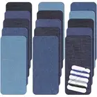 HTVRONT Iron on Patches for Clothes, 15 PCS Iron on Patches for Jeans, 5 Shad...