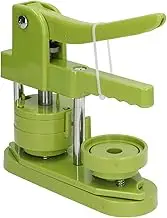 Button Maker Machine, 100Pcs Button Pin Maker DIY Round Pin Maker Kit with 400 Button Parts, Button Press Machine Badge Press Machine for Family Present (58mm)