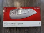 Microsoft Natural MultiMedia Keyboard Ergonomic Split Keys PS/2 Connector