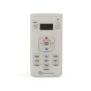 Universal Remote for Window Air Conditioners with Magnetic Backing
