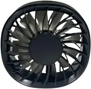 JISADER Car Air Circulator with 3 Speed Settings for Truck SUV RV, Black, as described
