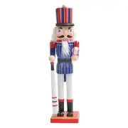 15 Inch Wooden Nutcracker Soldier Athlete Figures Christmas Decor for Table Home