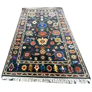 Zohi Interiors Ebony 100% NZ Wool Oushak Rug