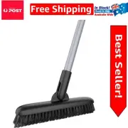 Adjustable Grout and Tile Scrub Brush with 180° Swivel Head for Easy Maneuvering