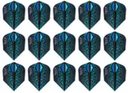 5 Sets Harrows Silika Colorshift X Standard Dart Flights – Ships Tracking - Blue