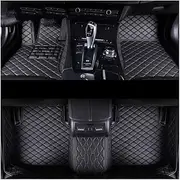 Custom Car Floor Mats for SUB&ARU for Outback 2015 2016 2017 2018 2019 2020 2021 2022 2023 Custom Car Floor Mats Auto Carpets Foot Coche Car Mats(All Black,2015-2019)
