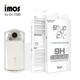 【愛瘋潮】IMOS CASIO EX-TR80 強化玻璃 保護貼 2.5D 滿版 玻璃貼 美國康寧 螢幕玻璃貼 9H