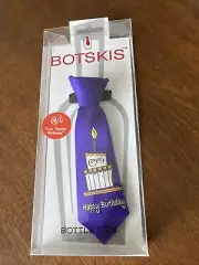BOTSKIS Happy Birthday Bottle Tie~NIP~FREE SHIPPING!