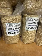 White Butterfly Popcorn Kernels, Non-GMO (6# Total
