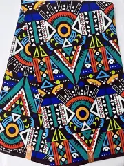 African Fabric - Ankara - 100% Cotton Fabric - African Clothing - Per Yard