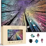 Hard Impossible Wooden Puzzles for Adults 340 Piece, Challenging Difficult Wood Puzzles for Adults, Colorful Gradient Puzzle for Adult